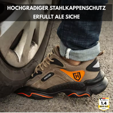 Lade das Bild in den Galerie-Viewer, SafeSneak Comfort+ ergonomischer Sicherheitsschuh mit anatomisch geformter Sohle - Zertifiziert nach EN ISO 20345