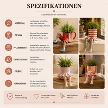 Carica l'immagine nel visualizzatore di Gallery, FrechTopf – der Pflanzentopf mit Persönlichkeit