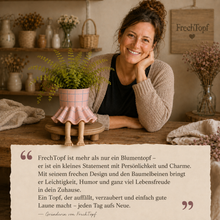 Carica l'immagine nel visualizzatore di Gallery, FrechTopf – der Pflanzentopf mit Persönlichkeit