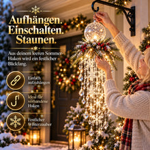 Lade das Bild in den Galerie-Viewer, Kristall-Kaskade Winterglanz - LED-Weihnachtslicht für deinen leeren Sommer-Haken