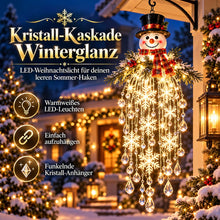 Lade das Bild in den Galerie-Viewer, Kristall-Kaskade Winterglanz - LED-Weihnachtslicht für deinen leeren Sommer-Haken