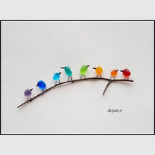 Lade das Bild in den Galerie-Viewer, MeerglasLiebe™ - Handgemachtes Wandbild aus echtem Meerglas