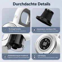 Carica l'immagine nel visualizzatore di Gallery, ReinKraft Pro – Kabelloser 2-in-1 Premium-Akku-Staubsauger starker Zyklon-Saugkraft