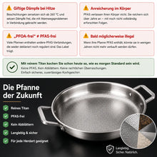 Lade das Bild in den Galerie-Viewer, TitanPur Pro – Bratpfanne für Induktion & alle Herdarten
