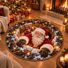 Carica l'immagine nel visualizzatore di Gallery, WeihnachtsWunder 3D – magischer Weihnachts-Illusionsteppich