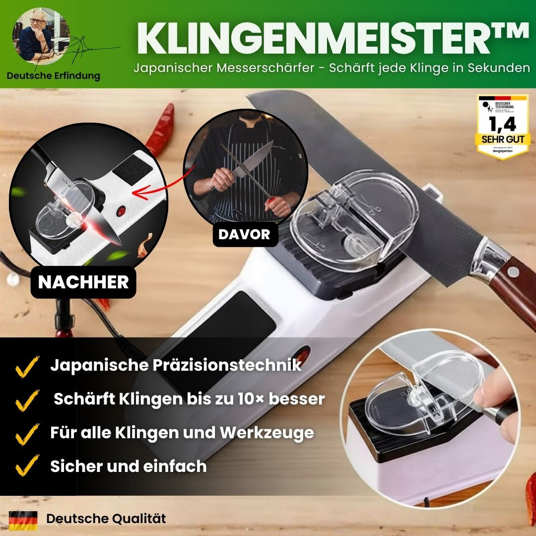 KlingenMeister™ Affilacoltelli Giapponese - Affila ogni lama in pochi secondi