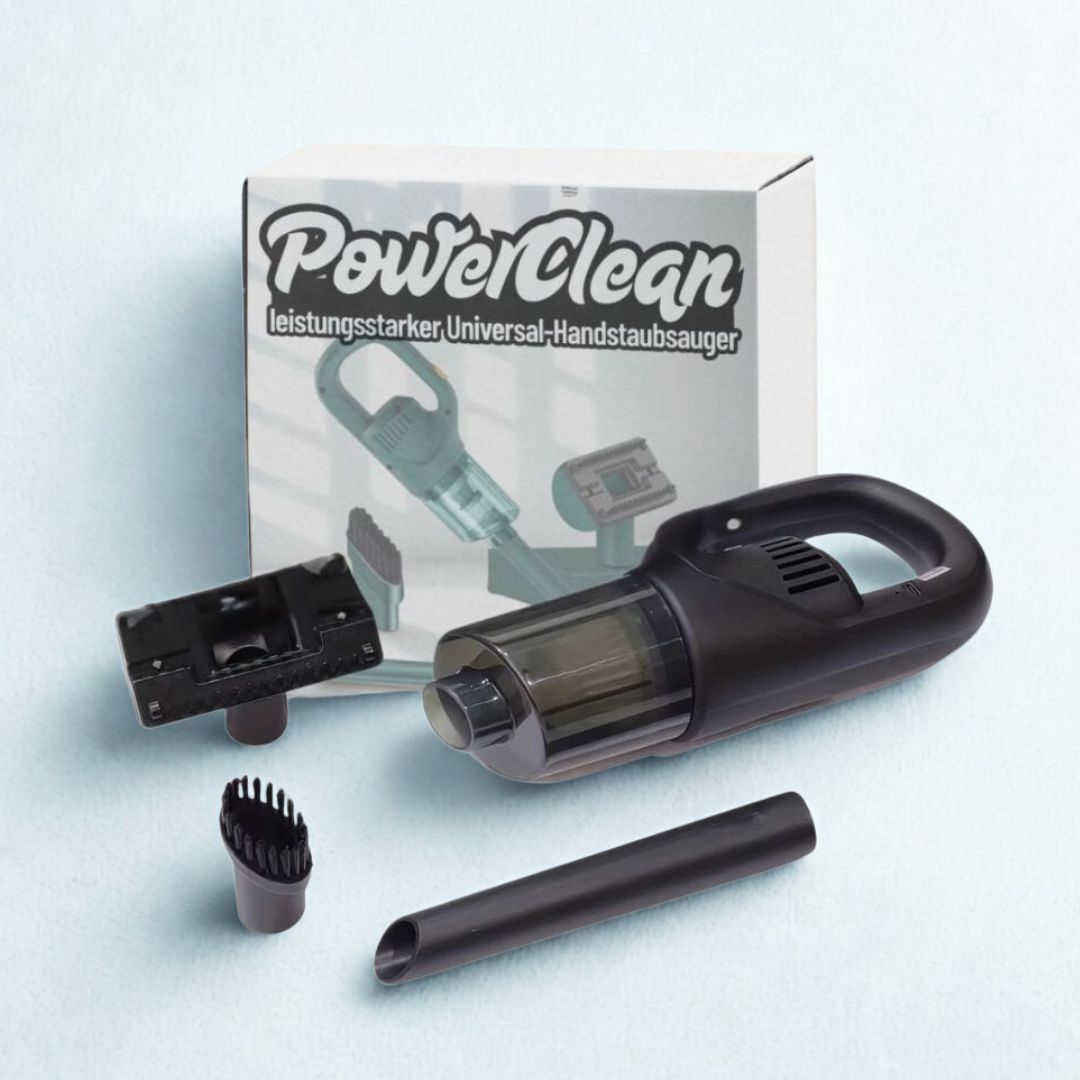 PowerClean - leistungsstarker Universal-Handstaubsauger