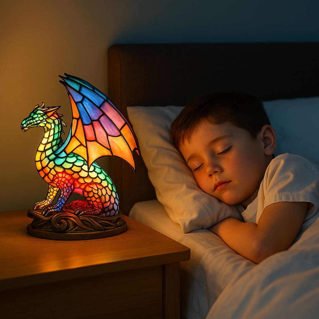 LeuchtDrache - lampada fatta a mano che fa brillare i cuori