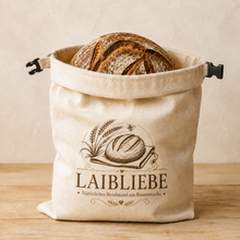 Lade das Bild in den Galerie-Viewer, LaibLiebe – Handgemachter natürlicher Brotbeutel aus Bienenwachs