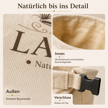 Lade das Bild in den Galerie-Viewer, LaibLiebe – Handgemachter natürlicher Brotbeutel aus Bienenwachs