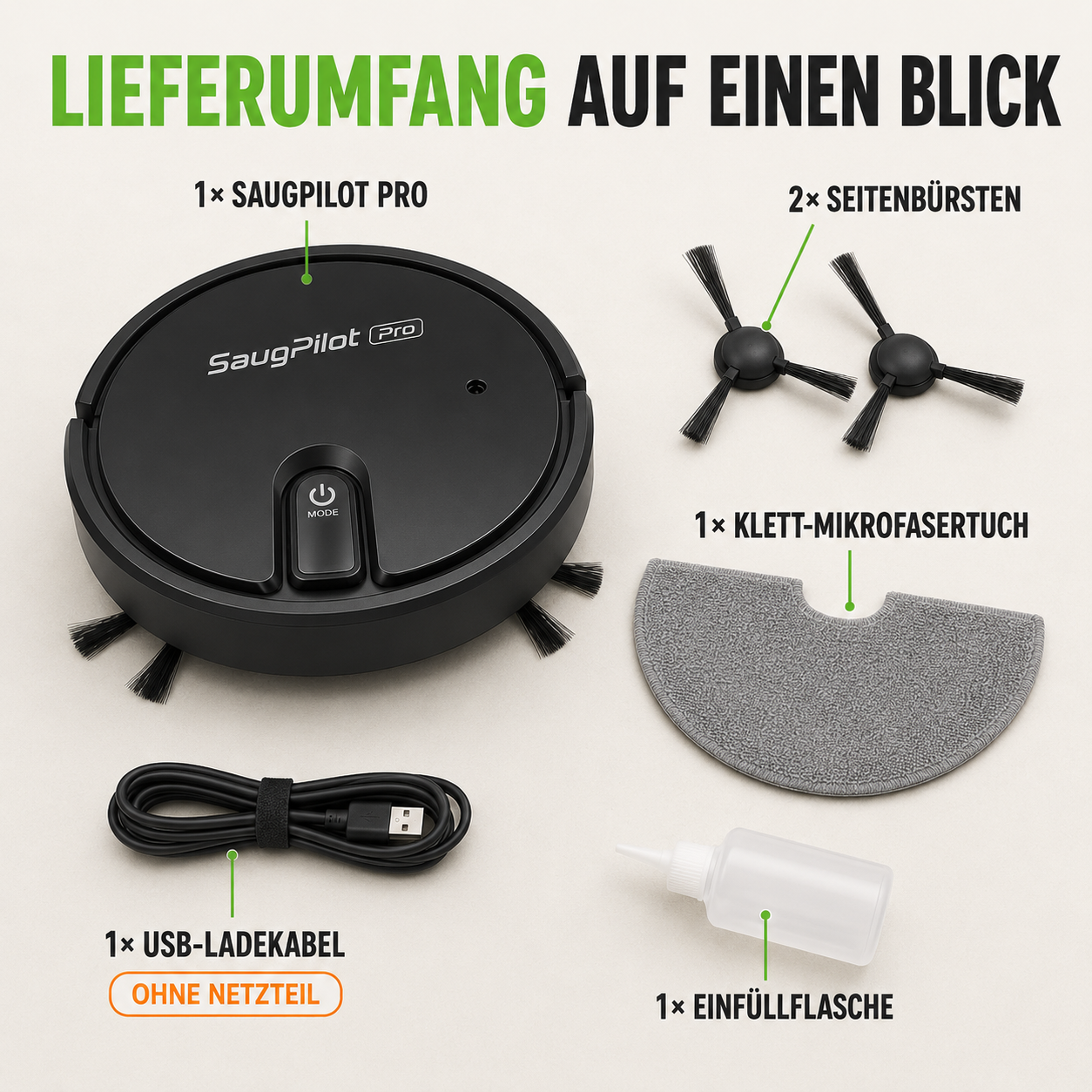 SaugPilot Pro – der kompakte Bodenhelfer für jeden Tag