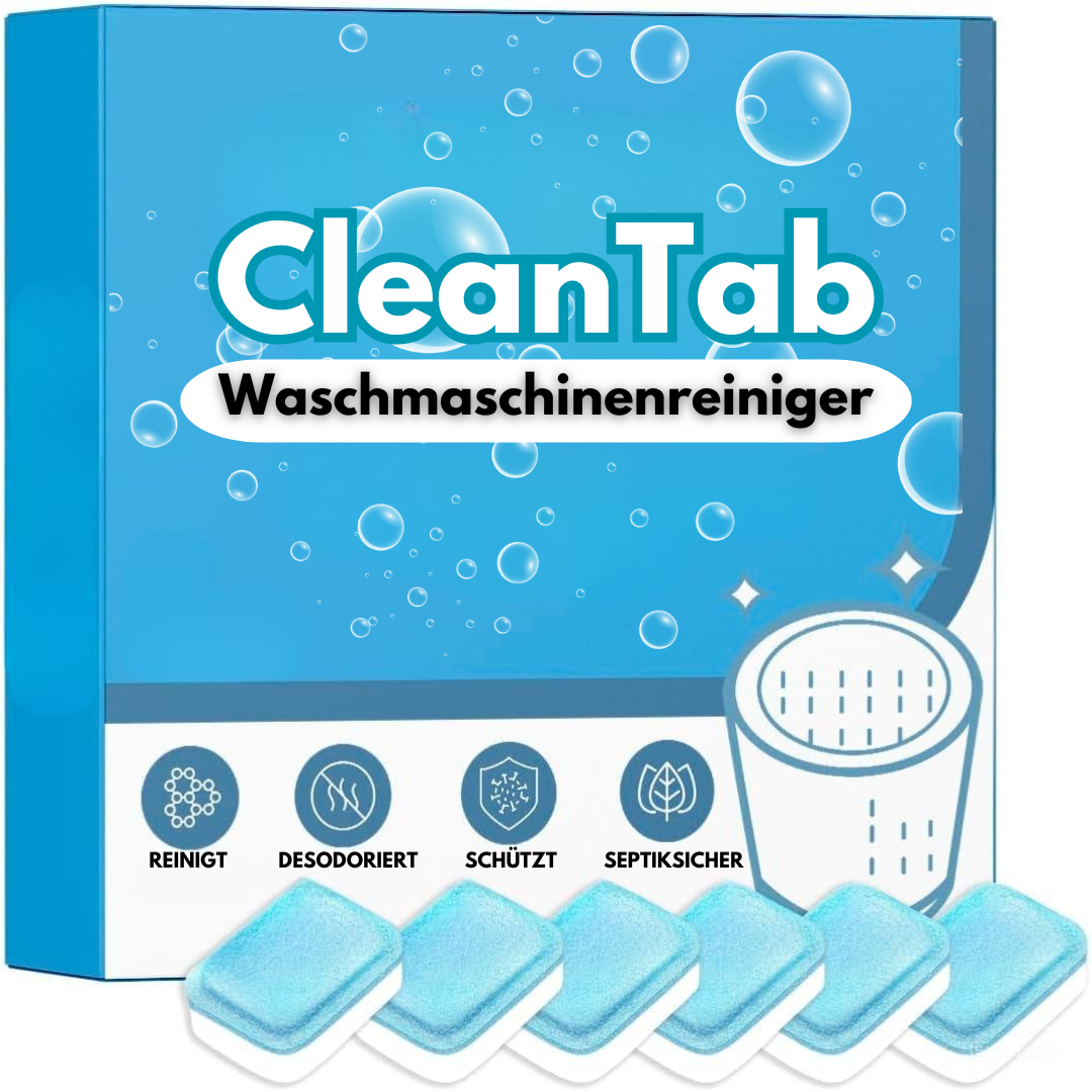 CleanTab - Disinfetta la tua lavatrice senza fatica