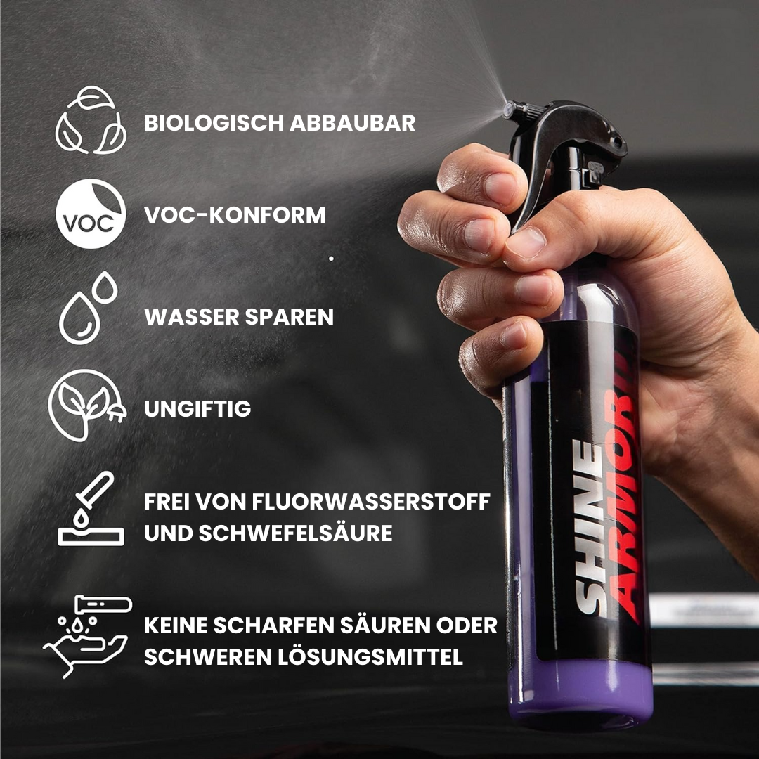 Shine Armor - Detergente lucidante e protettivo antigraffio 3 in 1 per la tua auto