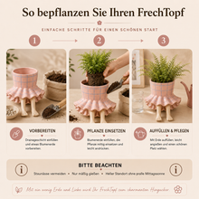 Carica l'immagine nel visualizzatore di Gallery, FrechTopf – der Pflanzentopf mit Persönlichkeit
