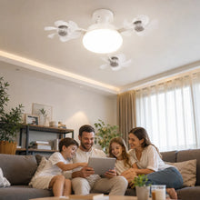 Lade das Bild in den Galerie-Viewer, FreiKlima Pro Klimaventilator 2in1 – 4-Flügel einklappbarer Deckenventilator mit Kühlfunktion, Licht &amp; Fernbedienung
