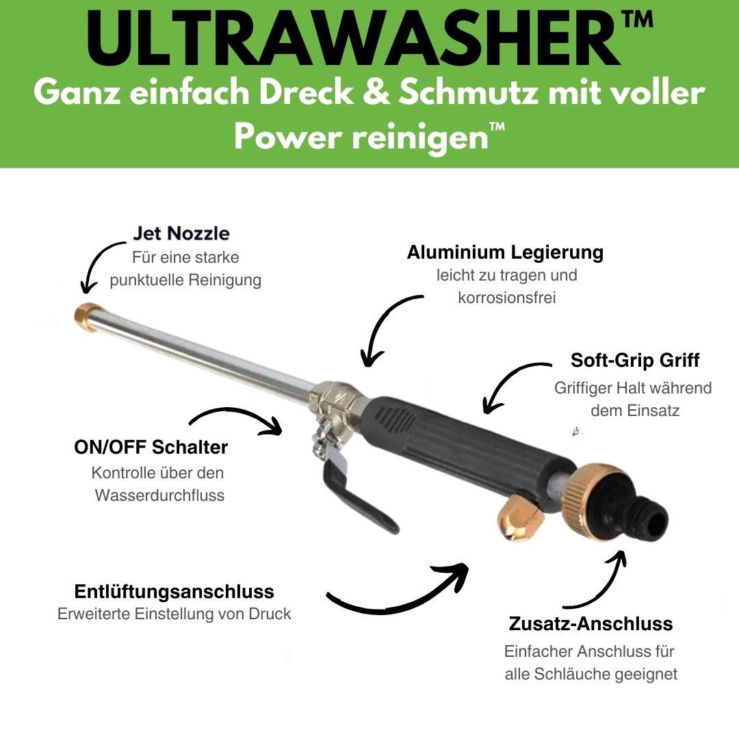 Ultrawasher - Idropulitrice potente per ogni tubo da giardino