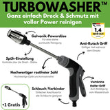 Turbowasher - Idropulitrice potente per ogni tubo da giardino - Offerta speciale 1+1 Gratis