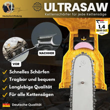 Carica l'immagine nel visualizzatore di Gallery, UltraSaw - l'originale - Affilacatene universale per ogni motosega

