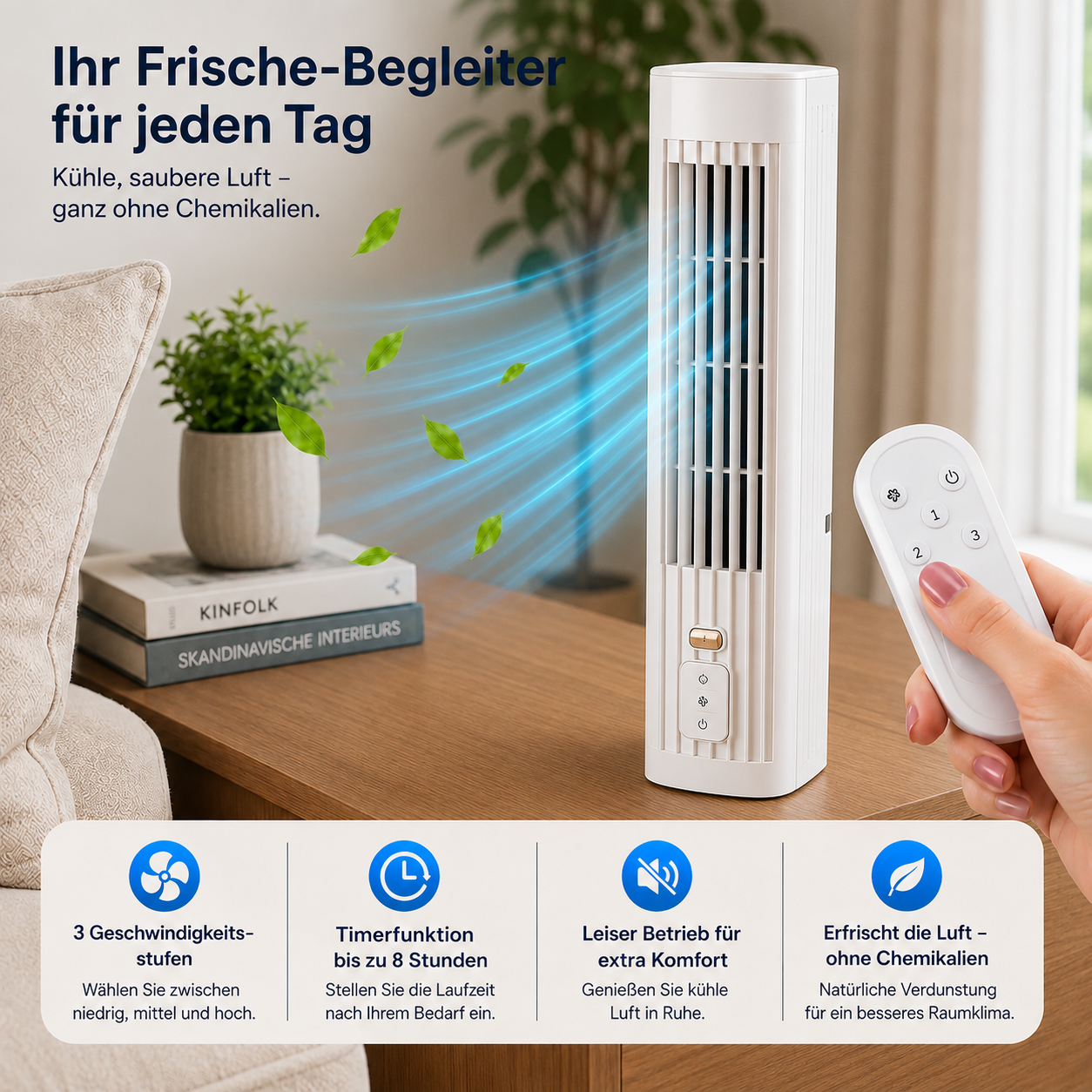 HomeCooler Ultra - Mobile Klimaanlage – Keine Installation nötig | Kühlt sofort mit einem Druck