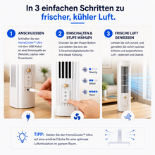 Lade das Bild in den Galerie-Viewer, HomeCooler Ultra - Mobile Klimaanlage – Keine Installation nötig | Kühlt sofort mit einem Druck
