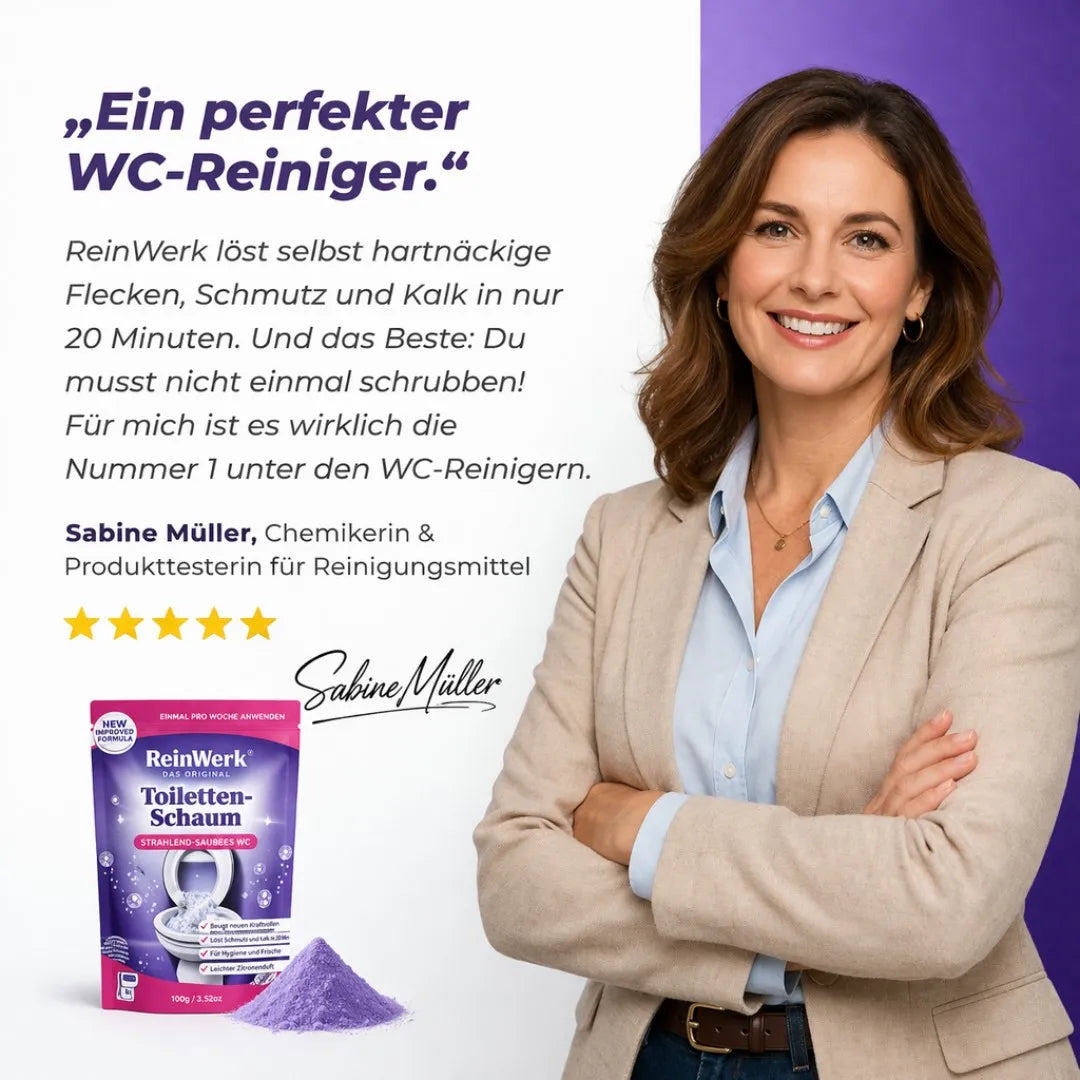 ReinWerk - Das Original – kraftvoll gegen Verstopfungen, Ablagerungen & WC-Schmutz