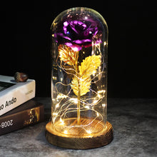 Carica l'immagine nel visualizzatore di Gallery, Rosa Eterna - un regalo che non smette mai di brillare - Rosa Viola
