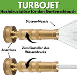 Turbojet - Ugello ad alta pressione per la canna da giardino
