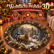 Carica l'immagine nel visualizzatore di Gallery, WeihnachtsWunder 3D – magischer Weihnachts-Illusionsteppich
