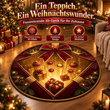 Carica l'immagine nel visualizzatore di Gallery, WeihnachtsWunder 3D – magischer Weihnachts-Illusionsteppich
