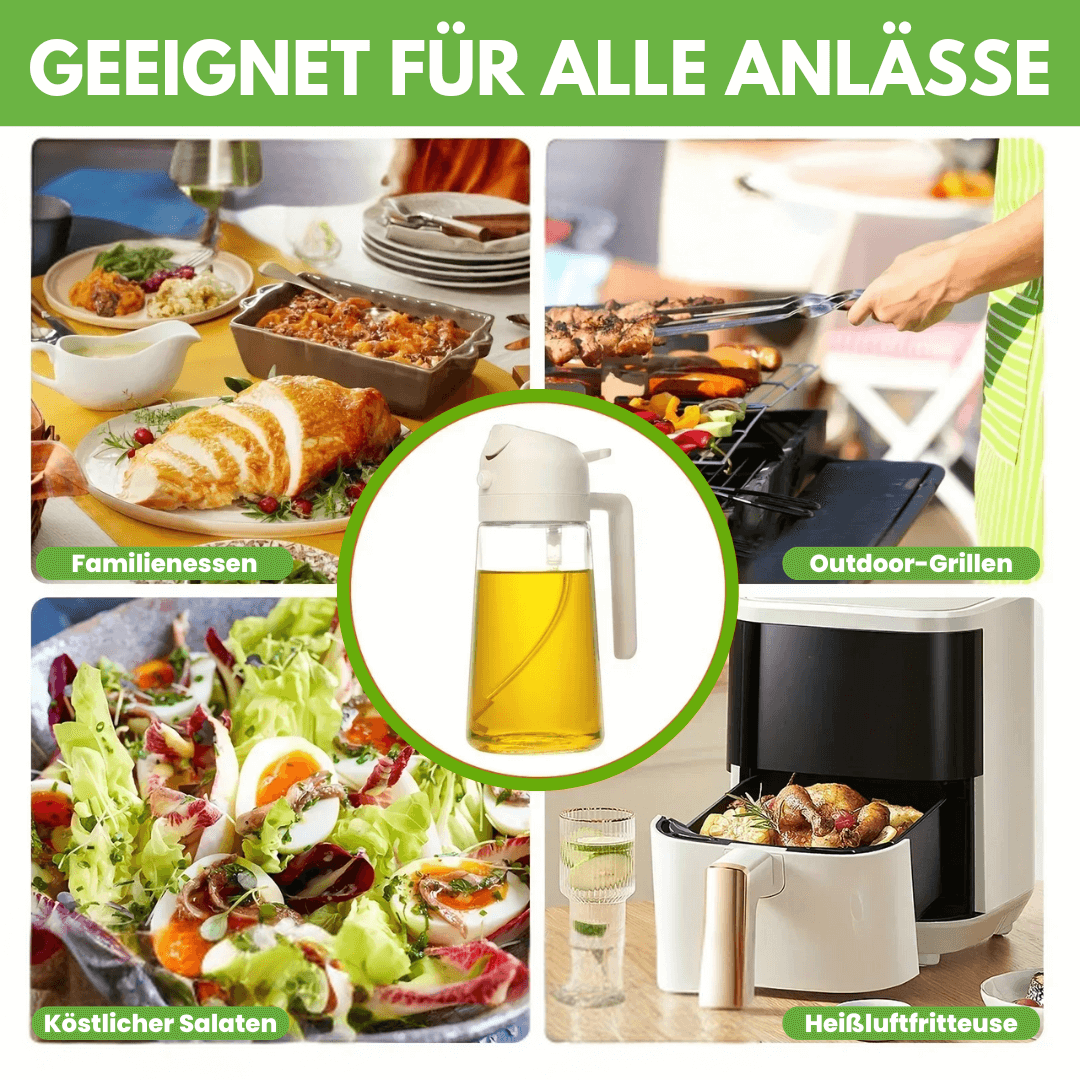 ÖlMeister - Dispenser olio 2 in 1 - Promozione speciale 1+1 Gratis