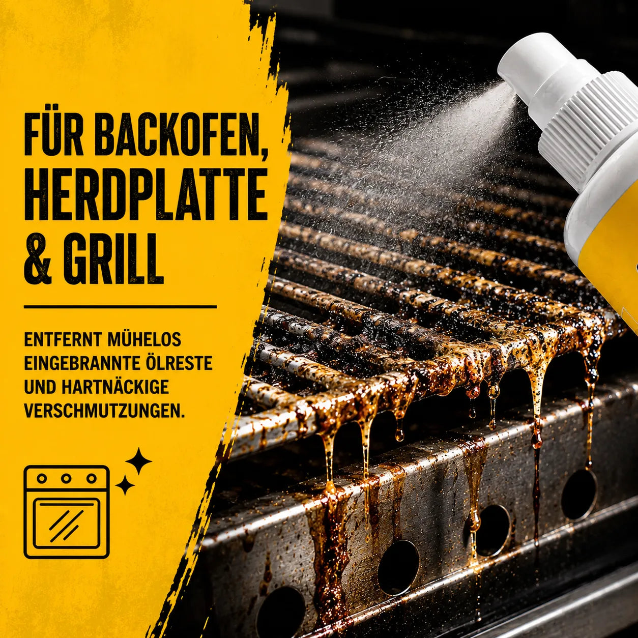 GrillBlitz Grillreiniger - Sauberer Grillrost in wenigen Sekunden