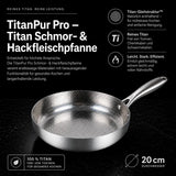 TitanPur Pro Premium Titan Schmor- & Hackfleischpfanne