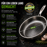 TitanPur Pro – Beschichtungsfreie Titanpfanne ohne PFAS & PTFE | 26 cm