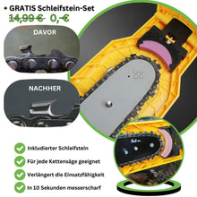 Lade das Bild in den Galerie-Viewer, UltraSaw - Kettenschärfer für jede Kettensäge inkl. GRATIS Schleifsteine 5er-Set
