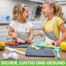 Lade das Bild in den Galerie-Viewer, Kindersicheres Küchenset nach Montessori - Sicheres Kochen für Kinder
